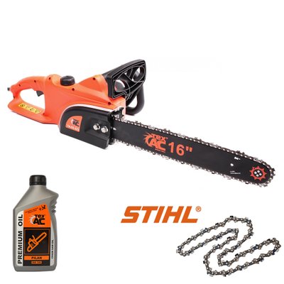 Електрична ланцюгова пила Tex.AC ТА-03-223 + цепь Stihl