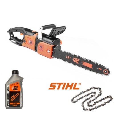 Електрична ланцюгова пила Tex.AC ТА-03-229 + цепь Stihl