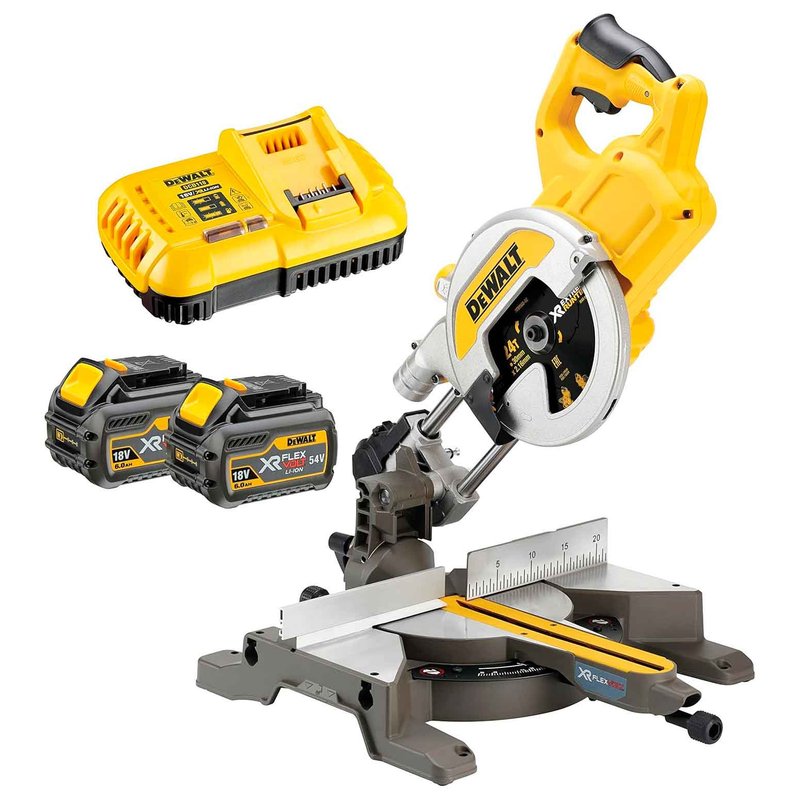 Пила торцювальна акумуляторна DeWALT DCS777T2