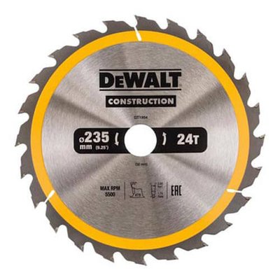 Диск пиляльний СONSTRUCTION DeWALT DT1954