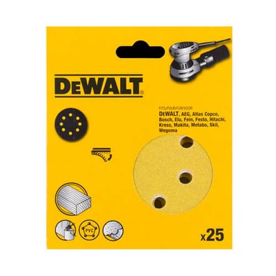 Шлифшкурка самоклеюча до ексцентрикових шліфувальних машин DeWALT DT3138XM