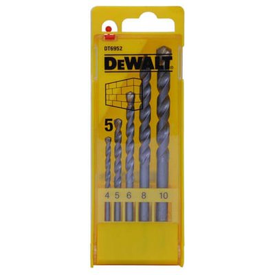 Набор свердел по бетону, цеглі, каменю DeWALT DT6952