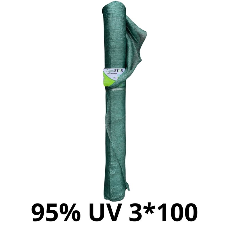 Сітка затіняюча "AgroStar"з UV(3*100) 95%затінення