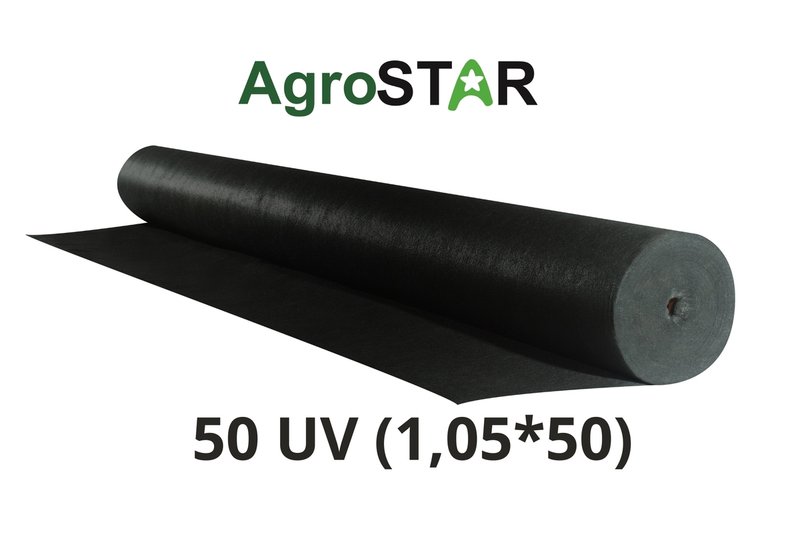 Агроволокно"AgroStar" 50 UV чорне(1,05*50)*