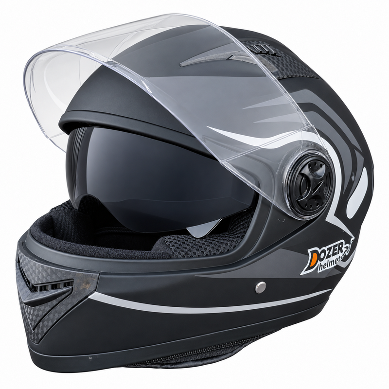 Мотошолом 557 Airflow, 54-61 см (чорний)