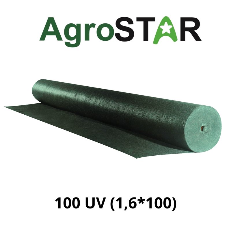 Агроволокно"AgroStar"100 UV тем-зел(1,6*100)*