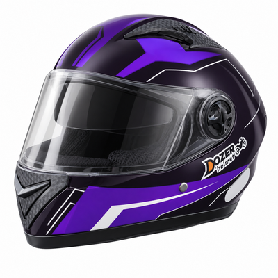 Мотошолом 557 Hurricane, 54-61 см (темно-фіолет.)