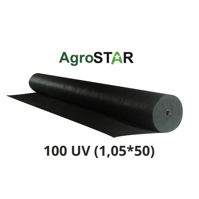 Агроволокно"AgroStar"100 UV чорне(1,05*50)*