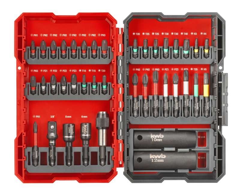 Набір ударних біт 39 предметів L-Box, kwb