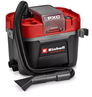 Акумуляторний пилосос для сухого та вологого прибирання безщітковий Einhell Professional TP-VC 18/10 Li BL L-Solo