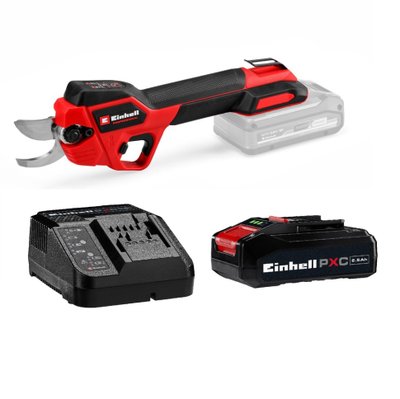 Секатор акумуляторний безщітковий Einhell GP-LS 18/28 Li BL Kit 2.5 Ah