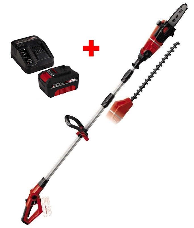 Набір висоторіз - кущоріз акумуляторний Einhell GE-HC 18 Li T- Solo + Starter Kit 18V 4,0 Ah