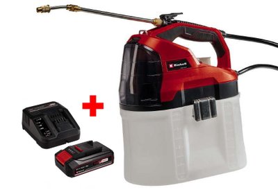 Набір акумуляторний обприскувач Einhell GE-WS 18/75 Li-Solo + Starter Kit 18V 2,5 Ah