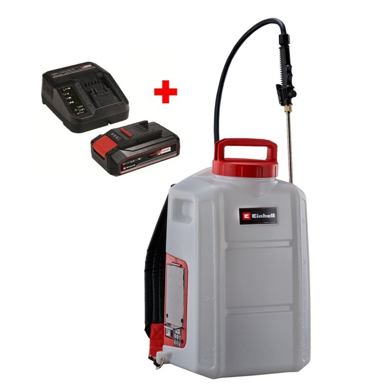 Набір акумуляторний обприскувач високого тиску GE-WS 18/150 Li-Solo + Starter-Kit 2.5 Аh