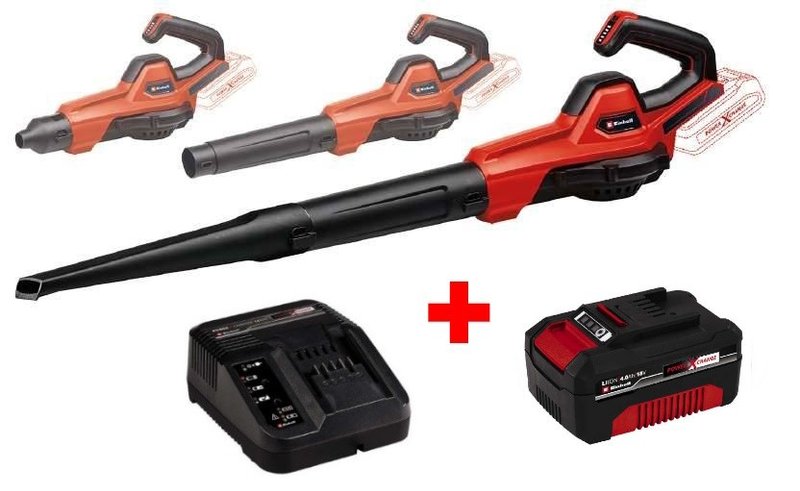 Набір Повітродувка універсальна акумуляторна Einhell GE-UB 18/250 Li E - Solo + Starter Kit 18V 4,0 Ah