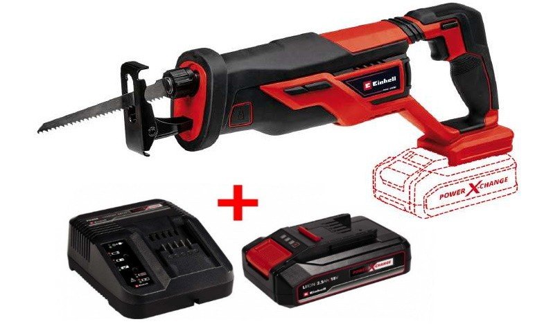 Пила шабельна акумуляторна Einhell TE-AP 18/26 Li - Solo + Starter Kit 18V 2,5 Аh