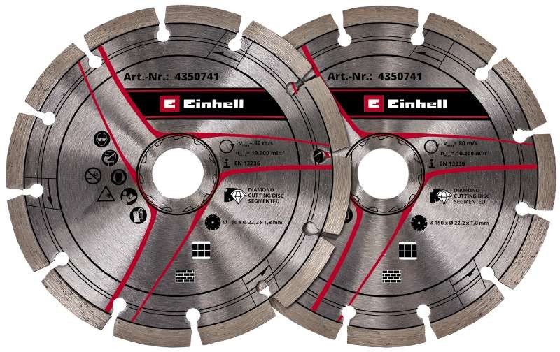 Диски для бороздоділа Einhell TE-MA 1700 150х22.2 мм, 2 шт
