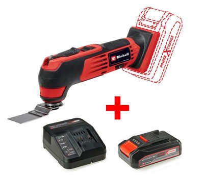 Набір багатофункціональний інструмент акумуляторний Einhell TE-MG 18/1 Li - Solo + Starter Kit 2,5 Ah