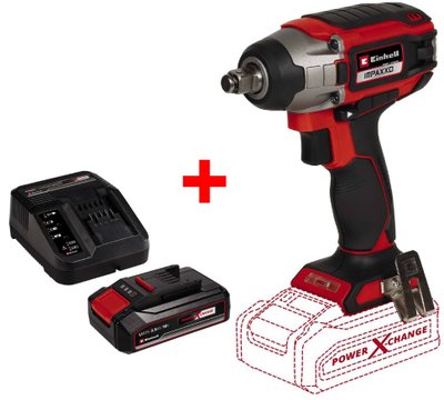 Набір ударний гайковерт безщітковий Einhell IMPAXXO 18/230 - Solo + Starter Kit 18V 2,5 Ah