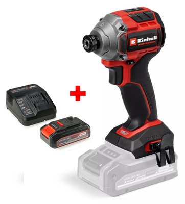 Набір ударна викрутка безщіткова Einhell Professional TP-CI 18/250-C Li BL - Solo + Starter Kit 18V 2,5 Ah