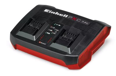 Зарядний пристрій для двох акумуляторів Einhell 18V Power-X-Twincharger 3 A