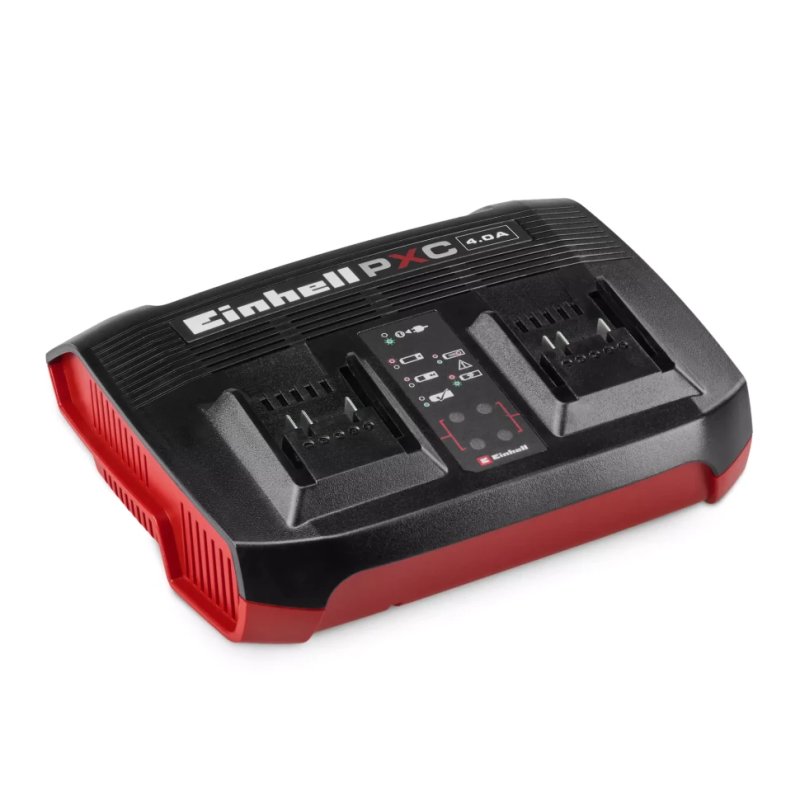 Зарядний пристрій для двох акумуляторів Einhell 18V Power-X-Twincharger 4 A