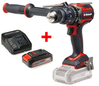 Набір ударний безщітковий акумуляторний шуруповерт Einhell TP-CD 18/120 Li-i BL + Starter-Kit 2.5 Аh