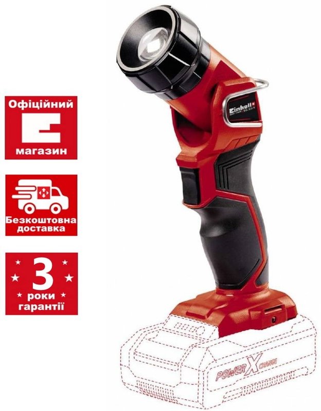 Ліхтарик акумуляторний 1 LED Einhell TC-CL 18 Li Н - Solo