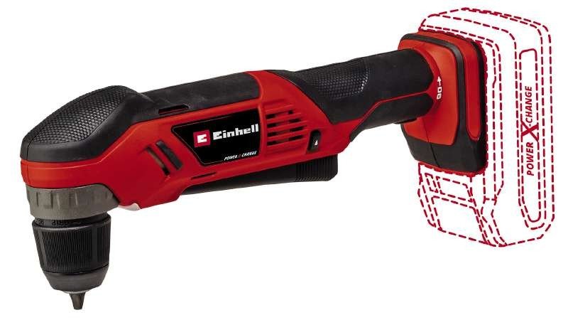 Дриль кутова акумуляторна Einhell TE-AD 18 Li + Starter-Kit 18V 2,5 Ah