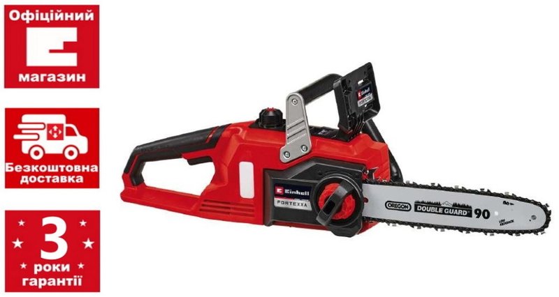 Пила ланцюгова безщіткова акумуляторна Einhell FORTEXXA 18/30 Li + Starter-Kit 18V 4.0 Ah