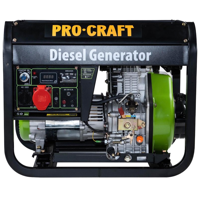 Генератор дизельний Procraft DP65/3