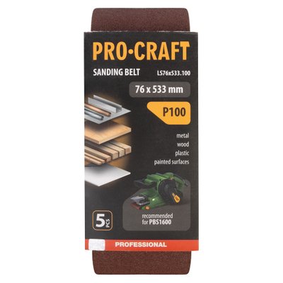 Стрічка шліфувальна Procraft LS76x533.100 (5 шт)
