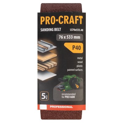 Стрічка шліфувальна Procraft LS76x533.40 (5 шт)