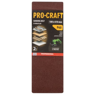 Стрічка шліфувальна Procraft LS100x610.60 (2 шт)