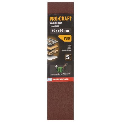 Стрічка шліфувальна Procraft LS50x686.80 (5 шт)