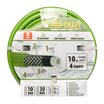 Шланг садовий Procraft PR-4GH1310 1/2" 10 м