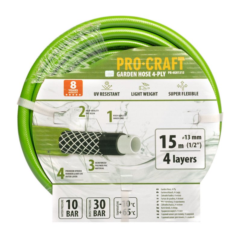 Шланг садовий Procraft PR-4GH1315 1/2" 15 м
