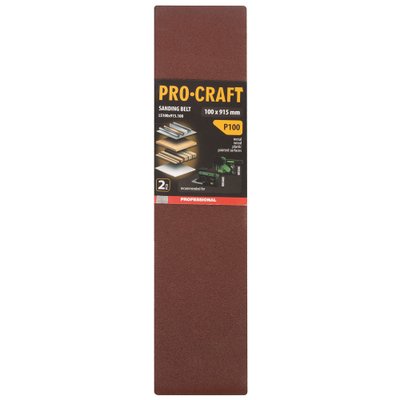 Стрічка шліфувальна Procraft LS100x915.100 (2 шт)