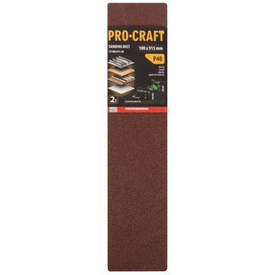 Стрічка шліфувальна Procraft LS100x915.40 (2 шт)