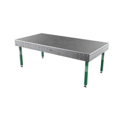 Зварювальний стіл GPPH SMART 15 mm на опорах 2400x1200 mm fi16 mm Сітка 100x100 mm