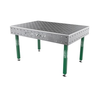 Зварювальний стіл GPPH SMART 12 mm на колесах 1500x1480 mm fi28 mm Сітка Діагональна