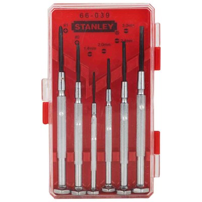 Набір з шести викруток для точної механіки Watchmaker STANLEY 1-66-039