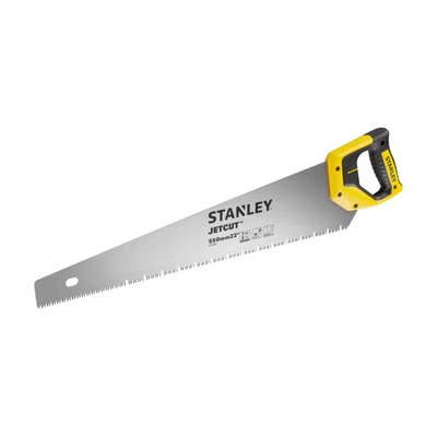 Ножівка Jet-Cut довжиною 550 мм для роботи по гіпсокартону STANLEY 2-20-037