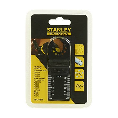 Занурювальне пильне полотно для деревини та металу STANLEY STA26110